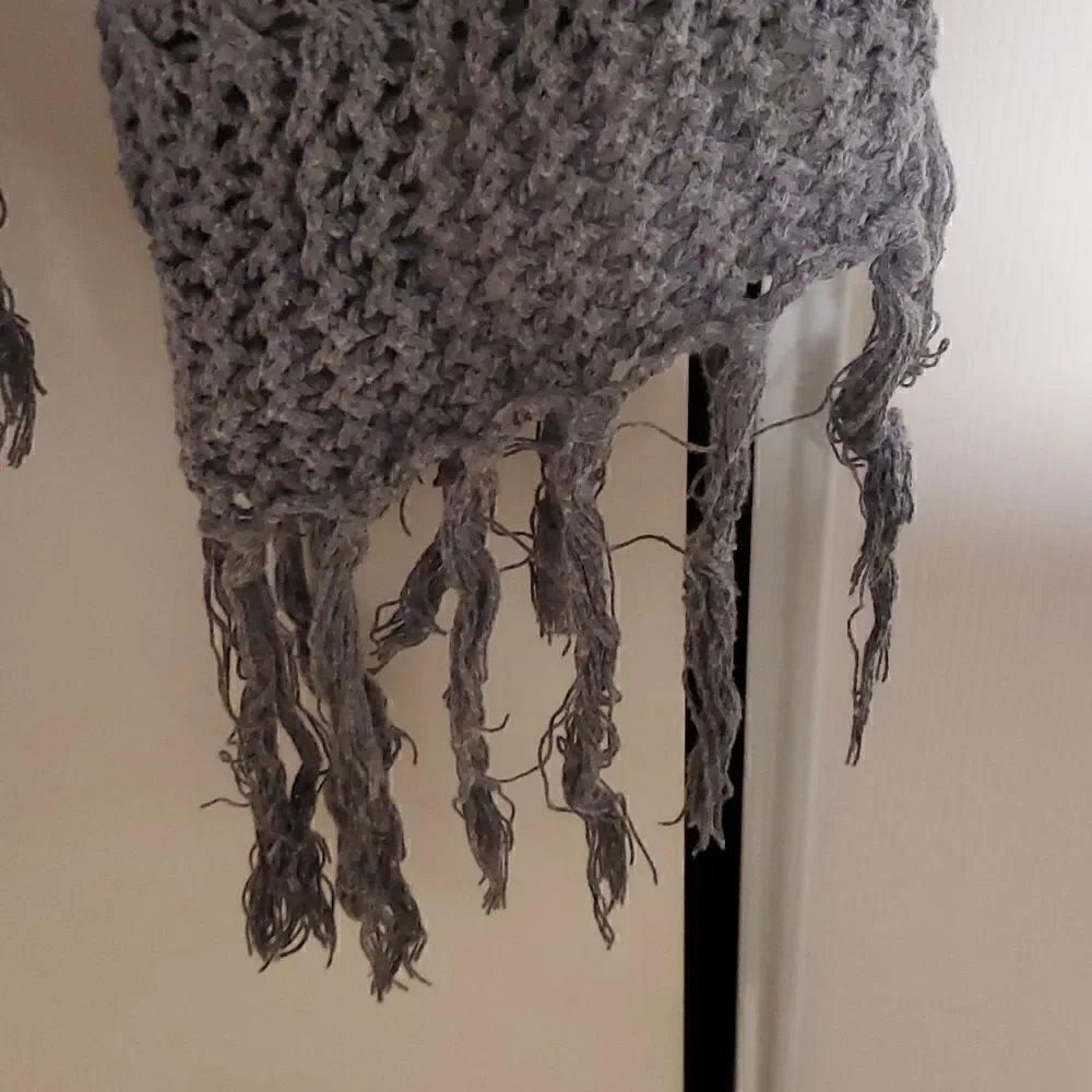 Crochet cardigan shaw style sweater